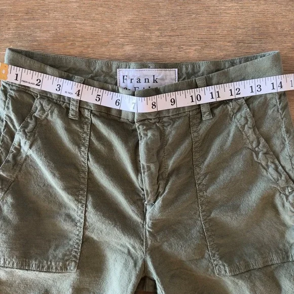 Frank & Eileen JAMESON Sage, Italian Performance Linen (Size 2) - Picture 7 of 14